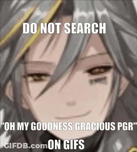 Girl With Do Not Search Caption GIF