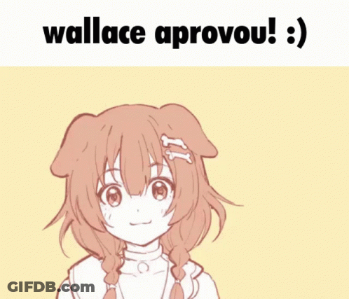 Girl With Dog Ear Wallace Aprovou GIF
