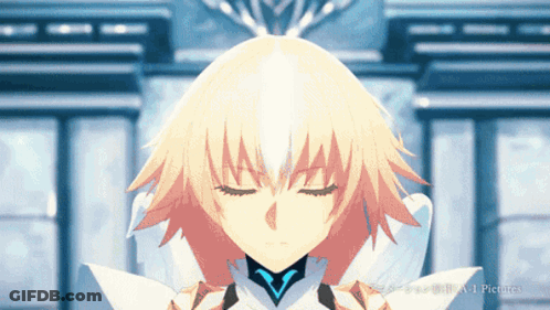 Girl With Eyes Closed In Front Of A-1 Pictures GIF