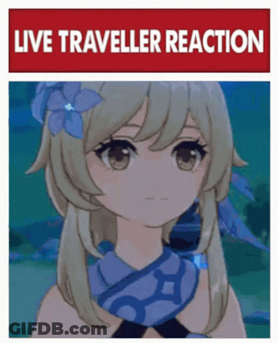 Girl With Flower In Hair Live Traveller Reaction GIF