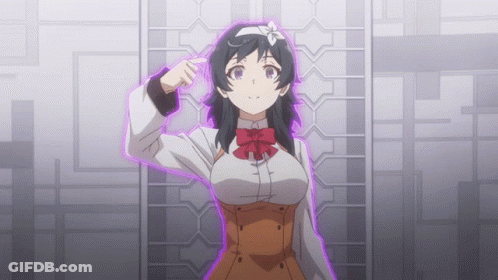 Girl With Flower In Hair GIF