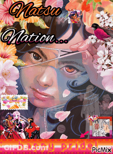 Girl With Flowers Matsu Nation GIF