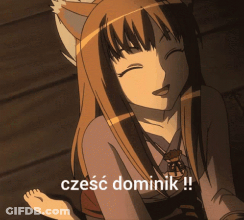 Girl With Fox Tail Czesc Dominik !! GIF