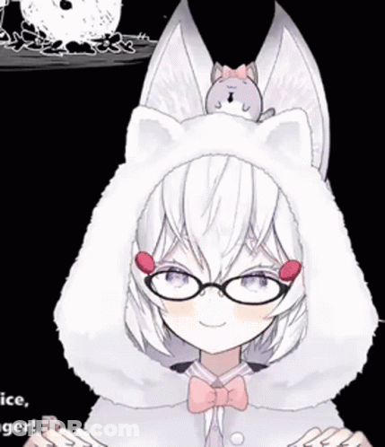 Girl With Glasses And Bat Says Ice GIF
