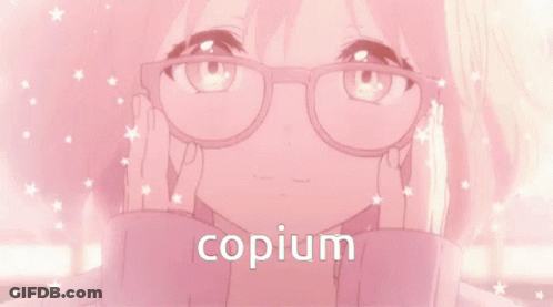 Girl With Glasses Copium GIF