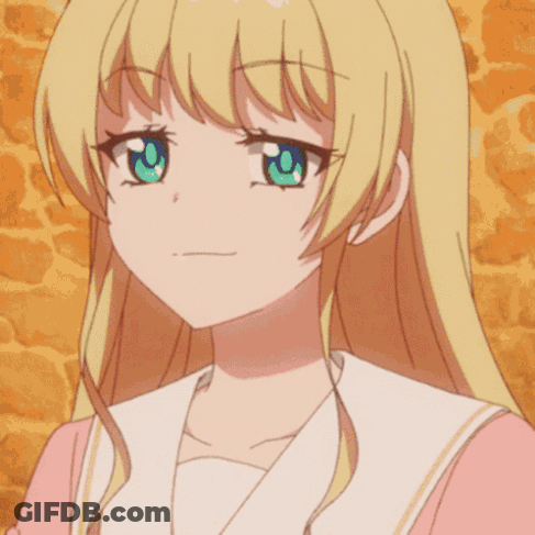 Girl With Glowing Red Eyes GIF