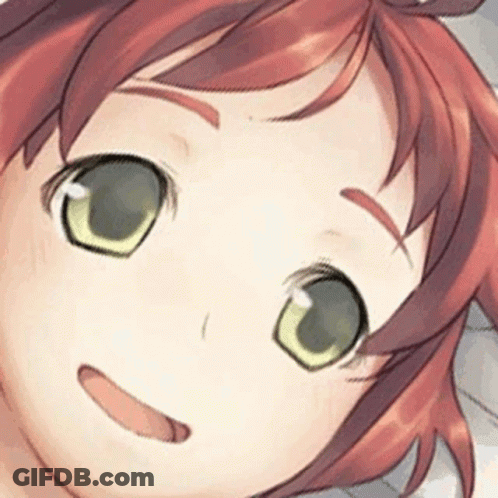 Girl With Green Eyes Close Up GIF