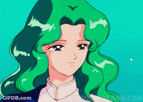 Girl With Green Hair Sailormoonmedia.tumblr.com GIF