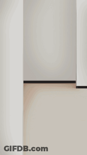 Girl With Green Nails Peeking GIF