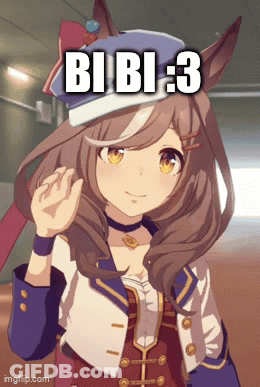 Girl With Hat Saying Bibi GIF