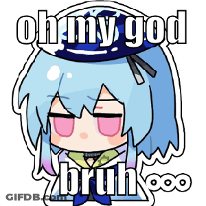 Girl With Hat Saying Oh My God Bruh Ooo GIF
