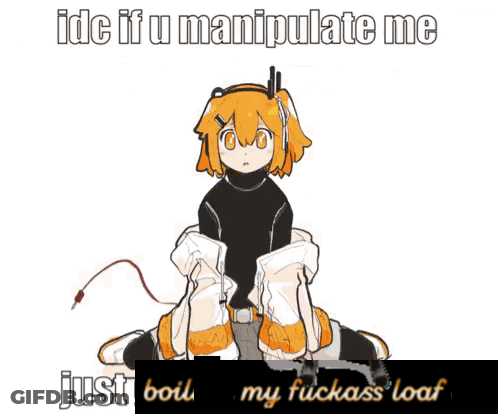 Girl With Headphones Ide If U Manipulate Me GIF