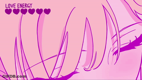 Girl With Hearts On Eyes Love Energy GIF