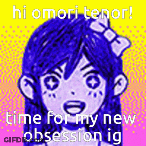 Girl With Hi Omori Tenor Time Words GIF