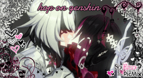 Girl With Hop On Genshin GIF