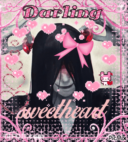 Girl With Horns Darling Sweetheart GIF
