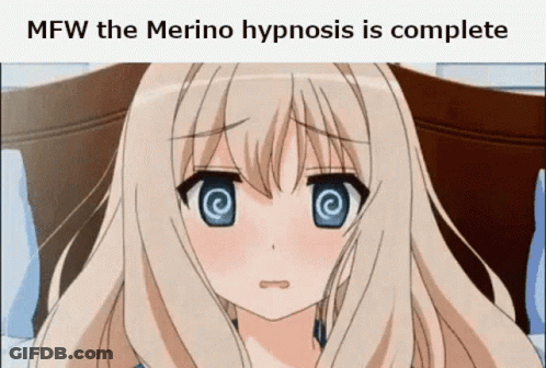 Girl With Hypnotic Eyes Mfw The Merino Hypnosis Is Complete GIF