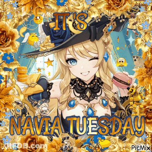 Girl With It's Navia Tuesday GIF