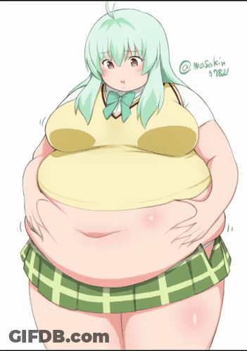 Girl With Large Belly And 9782 GIF