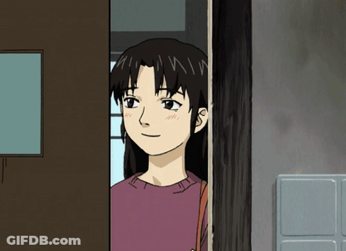 Girl With Letter M On Hair GIF
