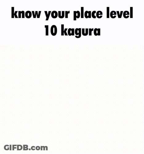 Girl With Lightning Behind And Know Your Place Level 10 Kagura GIF