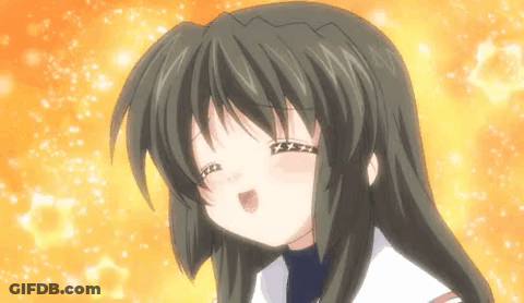 Girl With Long Black Hair Making Funny Face GIF
