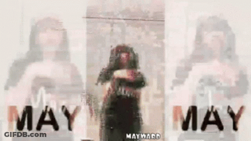 Girl With May Shirt GIF