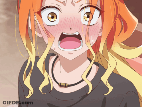 Girl With Mouth Wide Open GIF
