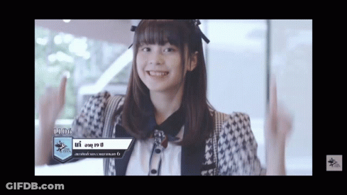 Girl With Name Tag Saying A GIF