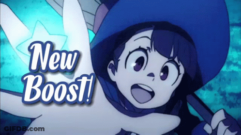 Girl With New Boost GIF