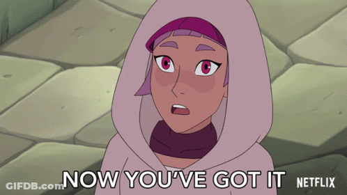 Girl With Now You've Got It Netflix GIF