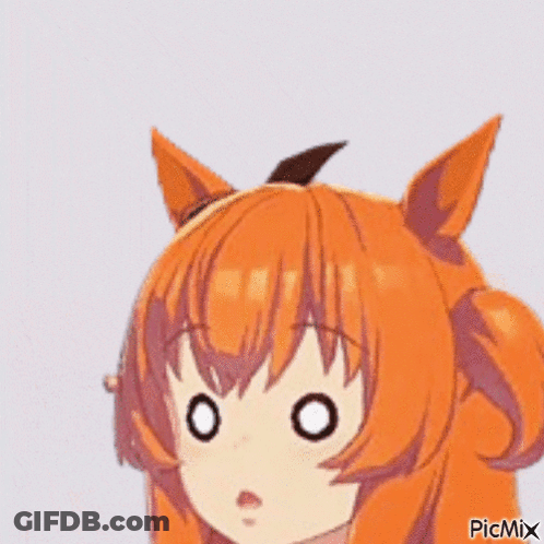 Girl With Orange Hair And Ears Saying Holy Molly GIF