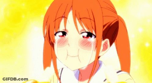 Girl With Orange Hair Smiling GIF