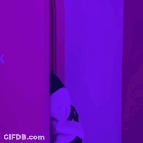 Girl With Peek-A-Boo GIF