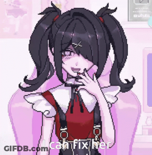 Girl With Pigtails I Can Fix Her GIF