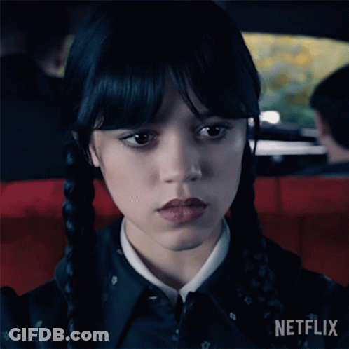 Girl With Pigtails Netflix Logo GIF