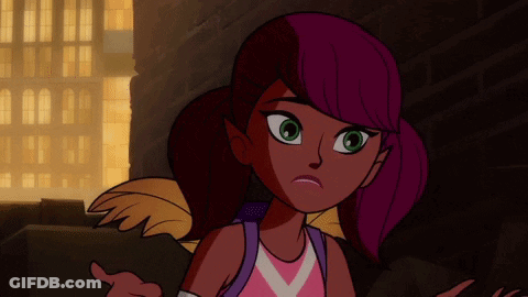 Girl With Pink Hair And Green Eyes GIF