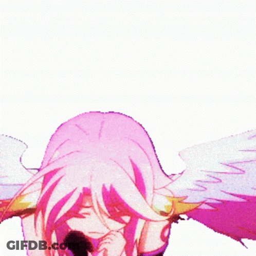 Girl With Pink Hair And Necklace GIF
