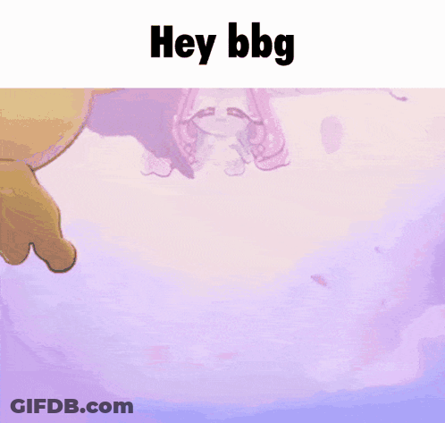Girl With Pink Hair And Wings Says Hey BBG GIF