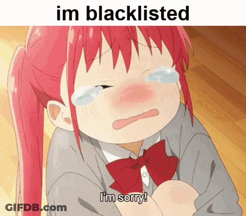 Girl With Pink Hair Crying I'm Blacklisted I'm Sorry GIF