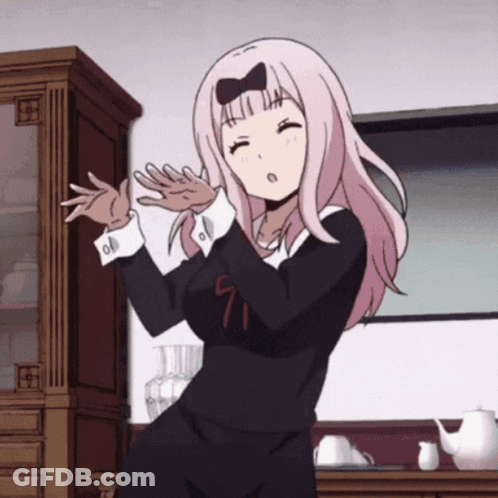 Girl With Pink Hair Dancing GIF