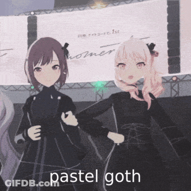 Girl With Pink Hair GIF