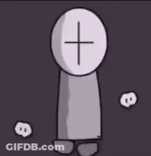 Girl With Pink Hair In Black Outfit With Red Letter R GIF