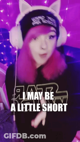 Girl With Pink Hair In Star Wars Shirt GIF