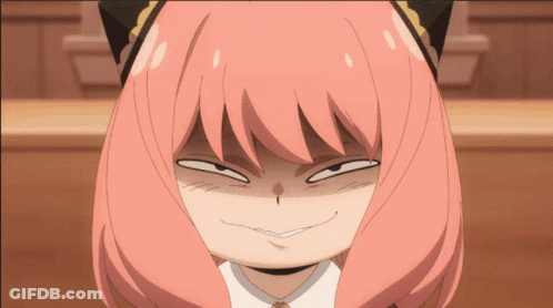 Girl With Pink Hair Making Angry Face GIF