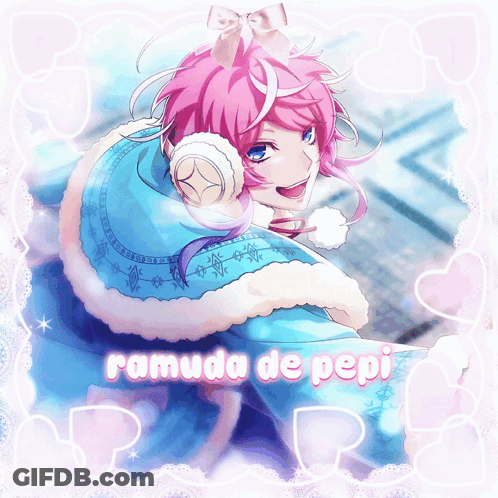 Girl With Pink Hair Ramada De Pepi GIF