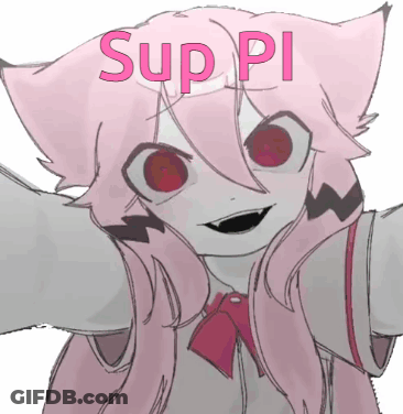 Girl With Pink Hair Saying Sup Pi GIF