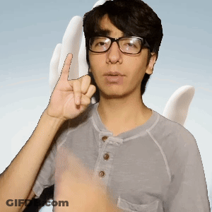 Girl With Pink Hair Shushing Be Quiet GIF