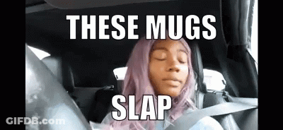 Girl With Pink Hair Sitting In Car GIF