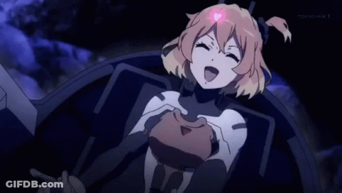 Girl With Pink Heart On Head Giving Middle Finger GIF
